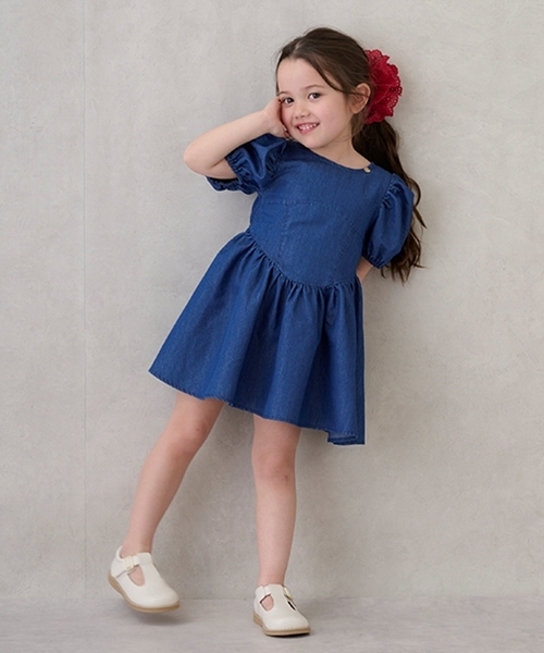 petit main(プティマイン)の「ボリュームレースシュシュ(シュシュ・キッズ・オフホワイト/レッド・F)」の20枚目の写真