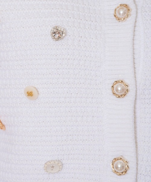 WILLSELECTION(ウィルセレクション)の「シャイニービジューカーディガン(カーディガン/ボレロ・レディース・ブラック/ピンク/オフホワイト・FREE)」の16枚目の写真