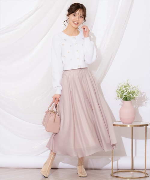 WILLSELECTION(ウィルセレクション)の「シャイニービジューカーディガン(カーディガン/ボレロ・レディース・ブラック/ピンク/オフホワイト・FREE)」の17枚目の写真