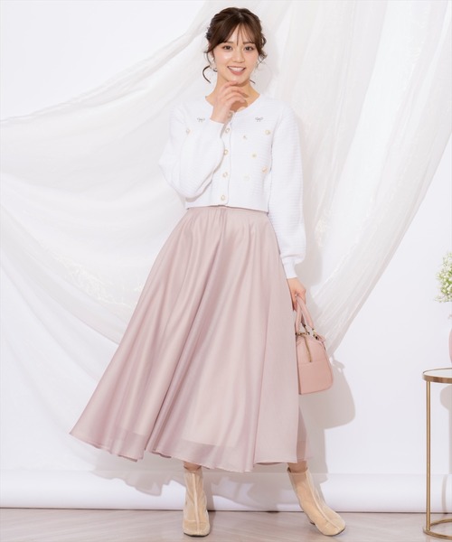 WILLSELECTION(ウィルセレクション)の「シャイニービジューカーディガン(カーディガン/ボレロ・レディース・ブラック/ピンク/オフホワイト・FREE)」の20枚目の写真