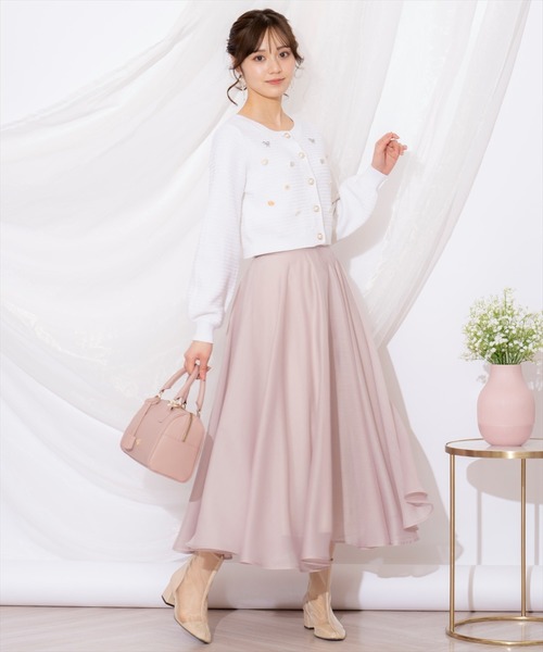 WILLSELECTION(ウィルセレクション)の「シャイニービジューカーディガン(カーディガン/ボレロ・レディース・ブラック/ピンク/オフホワイト・FREE)」の21枚目の写真