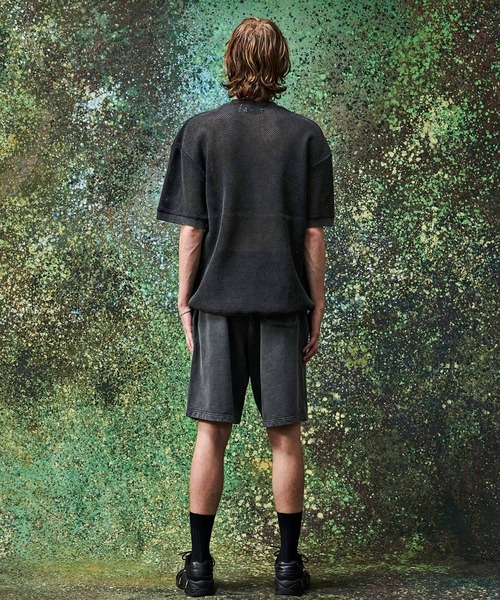 MSML（エムエスエムエル）の「VINTAGE GARMENT DYE SWEAT SHORTS（スウェットパンツ・メンズ・レッド/ブラック・XL/L/M/S）」の7枚目の写真