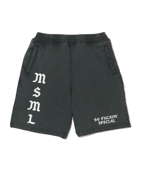 MSML（エムエスエムエル）の「VINTAGE GARMENT DYE SWEAT SHORTS（スウェットパンツ・メンズ・レッド/ブラック・XL/L/M/S）」の15枚目の写真