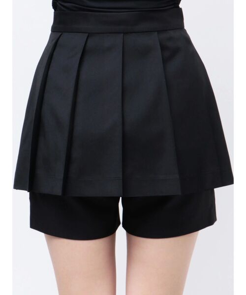 EMODA(エモダ)の「2ピースレイヤースカートパンツ(スカート・レディース・ブラック/ベージュ/グレー・SMALL/MEDIUM)」の9枚目の写真