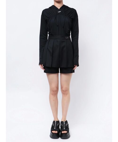 EMODA(エモダ)の「2ピースレイヤースカートパンツ(スカート・レディース・ブラック/ベージュ/グレー・SMALL/MEDIUM)」の14枚目の写真