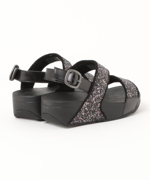 fitflop（フィットフロップ）の「LULU MULTI-TONAL GLITTER BACK-STRAP SANDALS / LULU マルチトーナル グリッター バックストラップ サンダル（サンダル・レディース・ライトブルー/ブラック/ピンク・US6/US5/US8/US7）」の4枚目の写真