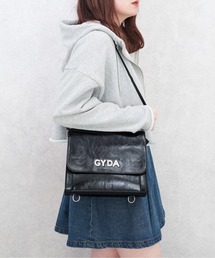 【GYDA/ジェイダ】 RHINESTONE LOGO SERIES　3wayミニリュック