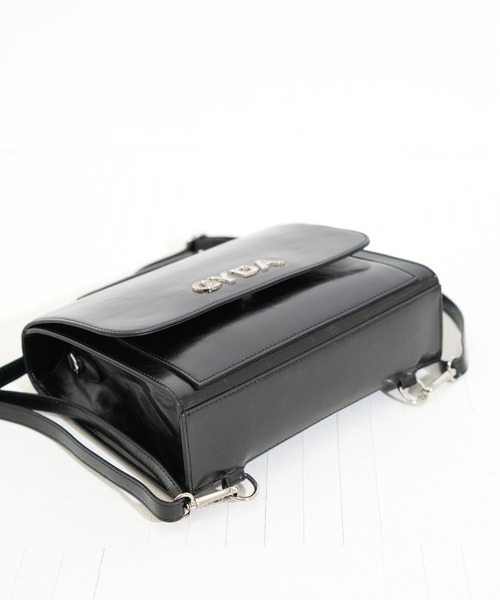 GYDA（ジェイダ）の「【GYDA/ジェイダ】 RHINESTONE LOGO SERIES　3wayミニリュック（バックパック/リュック・レディース・ブルー/ブラック/アイボリー・FREE）」の10枚目の写真