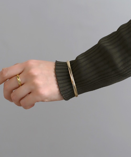 ANEMONE（アネモネ）の「【オンライン限定】メタルバングル（バングル/リストバンド・レディース・ゴールド/ピンクゴールド/シルバー・FREE）」の2枚目の写真