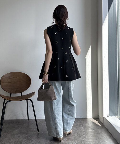 DOUDOU(ドゥドゥ)【WEB限定】星刺繍ニット　新品 WEB限定】星刺繍ニット | DOUDOU(ドゥドゥ)レディース | PAL