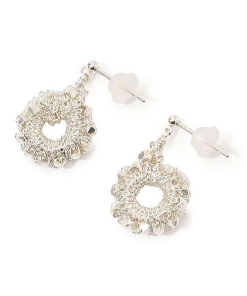 sumikaneko（ｽﾐｶﾈｺ）の「sumikaneko currents ピアス（ピアス（両耳用）・レディース・シルバー・FREE）」の2枚目の写真