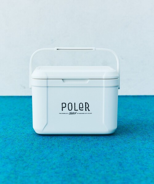 POLeR(ポーラー)の「POLeR × FREAK'S STORE/ポーラー × フリークスストア 別注 HARD COOLER ハード クーラーボックス 5.2L(アウトドアグッズ・メンズ・ホワイト・ONE SIZE)」の2枚目の写真