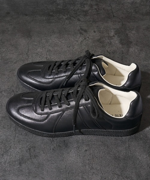 TETE HOMME（テットオム）の「ジャーマントレーナー（スニーカー・メンズ・ブラック/ホワイト・LARGE/X-LARGE/MEDIUM/SMALL）」の5枚目の写真