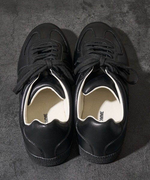 TETE HOMME（テットオム）の「ジャーマントレーナー（スニーカー・メンズ・ブラック/ホワイト・LARGE/X-LARGE/MEDIUM/SMALL）」の6枚目の写真