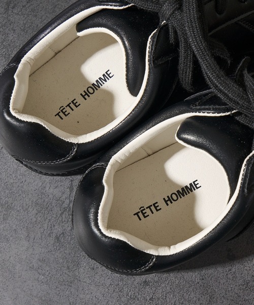 TETE HOMME（テットオム）の「ジャーマントレーナー（スニーカー・メンズ・ブラック/ホワイト・LARGE/X-LARGE/MEDIUM/SMALL）」の9枚目の写真