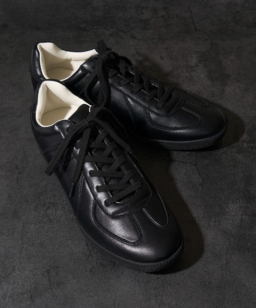 TETE HOMME（テットオム）の「ジャーマントレーナー（スニーカー・メンズ・ブラック/ホワイト・LARGE/X-LARGE/MEDIUM/SMALL）」の12枚目の写真