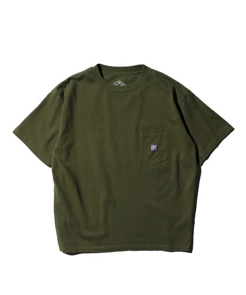 GUNG HO（ガンホー）の「GUNG HO ガンホー / WORKERS POCKET SS TEE（Tシャツ/カットソー・メンズ・ブラック/オリーブ/ホワイト・SMALL/LARGE/X-LARGE/MEDIUM）」の3枚目の写真