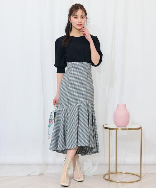 WILLSELECTION（ウィルセレクション）の「2WAYリボンラメニットプルオーバー（ニット/セーター・レディース・オフホワイト/ブラック/ピンク/オレンジ・FREE）」の18枚目の写真