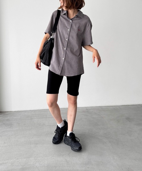 CANAL JEAN（キャナルジーン）の「El mar　リブバイカーレギンス（レギンス/スパッツ・レディース・チャコールグレー/ブラック・ONE SIZE）」の19枚目の写真