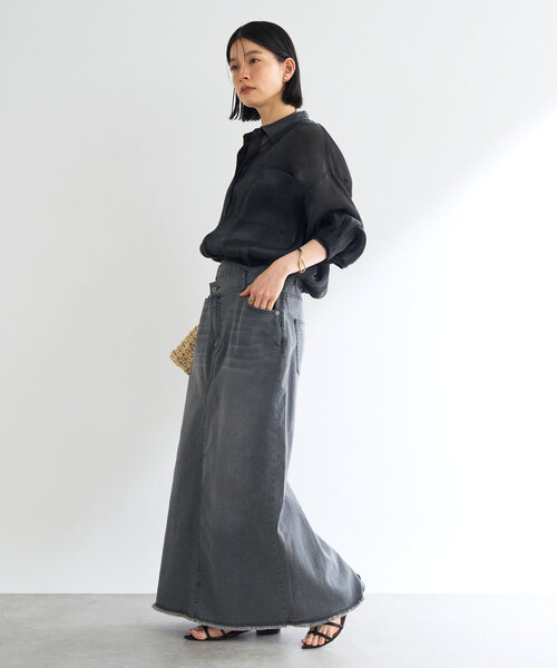 un dix cors(アンディコール)の「《軽やかな着心地》ソフトオーロララメシアーシャツ(シャツ/ブラウス・レディース・ブラック/アイボリー/ピンク・FREE)」の16枚目の写真
