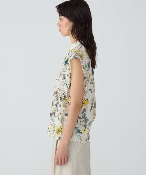 TOMORROWLAND collection ガーデンフラワープリントブラウス TOMORROWLAND collection 30％OFF TML COLLECTION