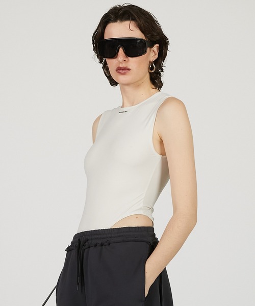 PRANK PROJECT（プランクプロジェクト）の「スキューバノースリボディースーツ / Scuba Sleeveless Bodysuit（その他トップス・レディース・オフホワイト/グレー/ブラック・FREE）」の13枚目の写真