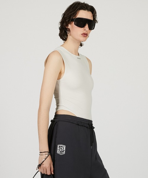 PRANK PROJECT（プランクプロジェクト）の「スキューバノースリボディースーツ / Scuba Sleeveless Bodysuit（その他トップス・レディース・オフホワイト/グレー/ブラック・FREE）」の11枚目の写真