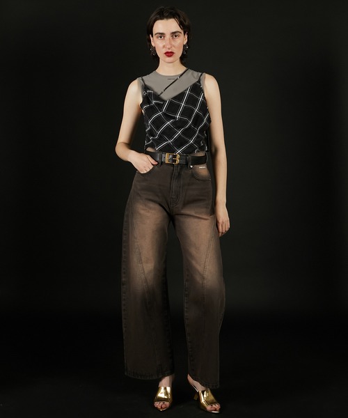 PRANK PROJECT（プランクプロジェクト）の「スキューバノースリボディースーツ / Scuba Sleeveless Bodysuit（その他トップス・レディース・オフホワイト/グレー/ブラック・FREE）」の17枚目の写真