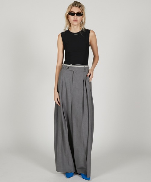 PRANK PROJECT（プランクプロジェクト）の「スキューバノースリボディースーツ / Scuba Sleeveless Bodysuit（その他トップス・レディース・オフホワイト/グレー/ブラック・FREE）」の15枚目の写真