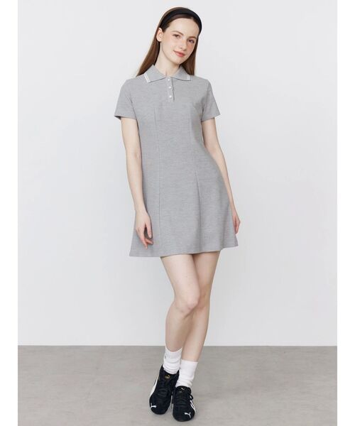 セール】BACK OPEN POLO OP/バックオープンポロワンピース