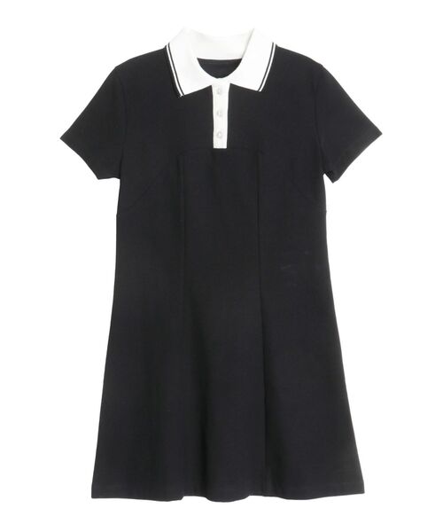 セール】BACK OPEN POLO OP/バックオープンポロワンピース