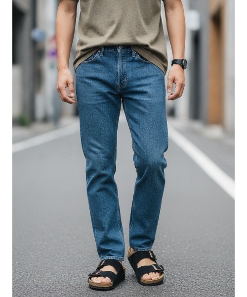 Levi's(リーバイス)の「【Levi’s/リーバイス】【脱ぎ履き楽々 太股から裾にかけてすっと落ちる綺麗なストレート】SL505 レギュラーストレート ジップフライ ストレッチ 定番デニム(デニムパンツ・メンズ・ダークブルー/ブルー/クリアブルー/サックスブルー/ダークインディゴブルー/スカイブルー/インディゴブルー/ブルー系その他/ブルー系その他2/ダークネイビー/ネイビー・29inch/28inch/32inch/31inch/30inch/36inch/34inch/33inch)」の9枚目の写真