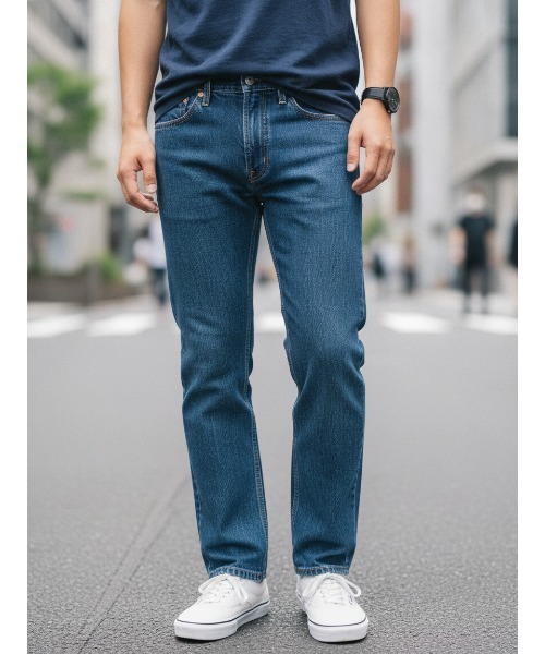 Levi's(リーバイス)の「【Levi’s/リーバイス】【脱ぎ履き楽々 太股から裾にかけてすっと落ちる綺麗なストレート】SL505 レギュラーストレート ジップフライ ストレッチ 定番デニム(デニムパンツ・メンズ・ダークブルー/ブルー/クリアブルー/サックスブルー/ダークインディゴブルー/スカイブルー/インディゴブルー/ブルー系その他/ブルー系その他2/ダークネイビー/ネイビー・29inch/28inch/32inch/31inch/30inch/36inch/34inch/33inch)」の10枚目の写真