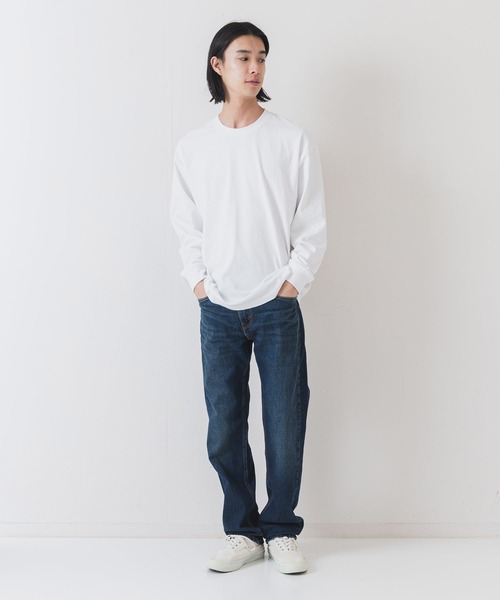 Levi's(リーバイス)の「【Levi’s/リーバイス】【脱ぎ履き楽々 太股から裾にかけてすっと落ちる綺麗なストレート】SL505 レギュラーストレート ジップフライ ストレッチ 定番デニム(デニムパンツ・メンズ・ダークブルー/ブルー/クリアブルー/サックスブルー/ダークインディゴブルー/スカイブルー/インディゴブルー/ブルー系その他/ブルー系その他2/ダークネイビー/ネイビー・29inch/28inch/32inch/31inch/30inch/36inch/34inch/33inch)」の15枚目の写真