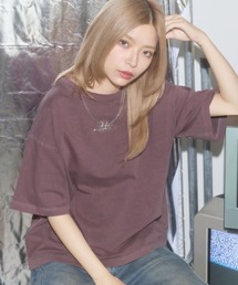 ヴィンテージライクボックスシルエット短丈プリントTシャツ【UNISEX】