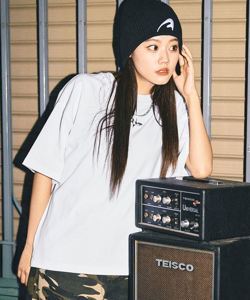 MSG(エムエスジー)の「ヴィンテージライクボックスシルエット短丈プリントTシャツ【UNISEX】(Tシャツ/カットソー・メンズ・ブラック/ホワイト/グレー系/ブラック系/ブラウン系/グレー系1/ワイン系・S/M/L/XL)」の14枚目の写真