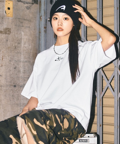MSG(エムエスジー)の「ヴィンテージライクボックスシルエット短丈プリントTシャツ【UNISEX】(Tシャツ/カットソー・メンズ・ブラック/ホワイト/グレー系/ブラック系/ブラウン系/グレー系1/ワイン系・S/M/L/XL)」の16枚目の写真