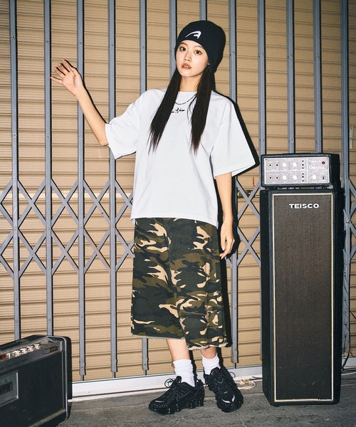 MSG(エムエスジー)の「ヴィンテージライクボックスシルエット短丈プリントTシャツ【UNISEX】(Tシャツ/カットソー・メンズ・ブラック/ホワイト/グレー系/ブラック系/ブラウン系/グレー系1/ワイン系・S/M/L/XL)」の20枚目の写真