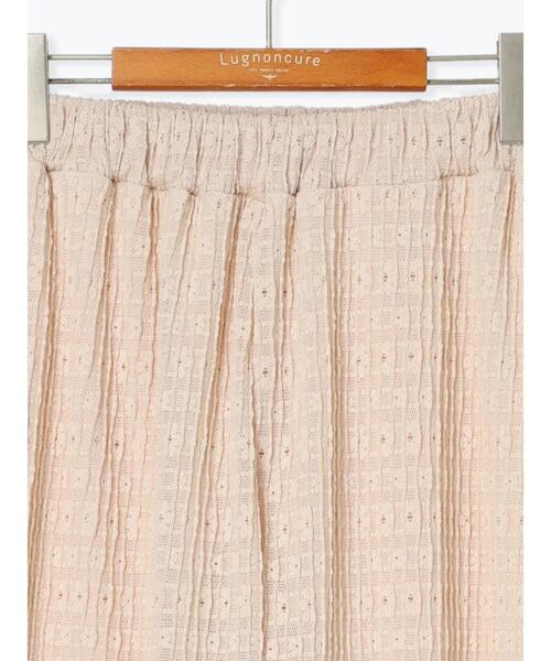 Lugnoncure（ルノンキュール）の「シャーリングレースカットパンツ（その他パンツ・レディース・ブラック/ベージュ・F）」の13枚目の写真