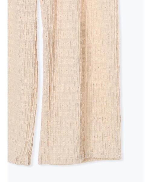 Lugnoncure（ルノンキュール）の「シャーリングレースカットパンツ（その他パンツ・レディース・ブラック/ベージュ・F）」の15枚目の写真