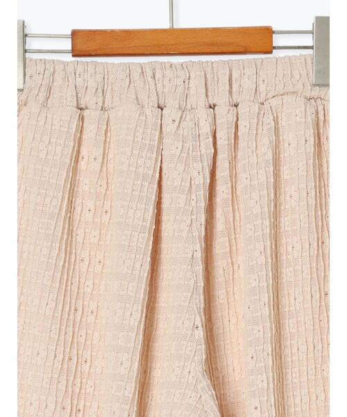 Lugnoncure（ルノンキュール）の「シャーリングレースカットパンツ（その他パンツ・レディース・ブラック/ベージュ・F）」の16枚目の写真