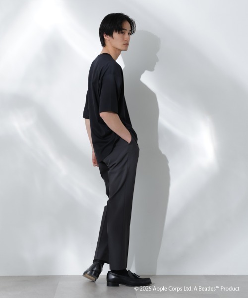 NANO universe(ナノユニバース)の「Anti Soaked(R)×BEATLES LOVE ME DO汗染み防止Tシャツ(Tシャツ/カットソー・メンズ・ブラック・S/M/L)」の7枚目の写真