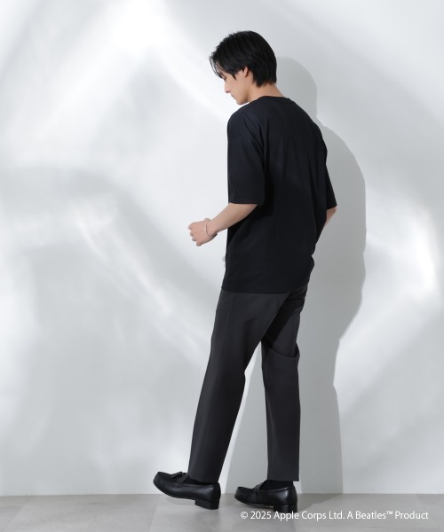 NANO universe(ナノユニバース)の「Anti Soaked(R)×BEATLES LOVE ME DO汗染み防止Tシャツ(Tシャツ/カットソー・メンズ・ブラック・S/M/L)」の8枚目の写真