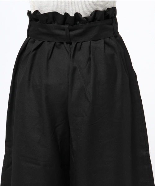 one after another NICE CLAUP（ワンアフターアナザーナイスクラップ）の「【ナイスクラップ】リボン付ガウチョパンツ（その他パンツ・レディース・キャメル/ブラック/その他1/その他2・FREE）」の9枚目の写真