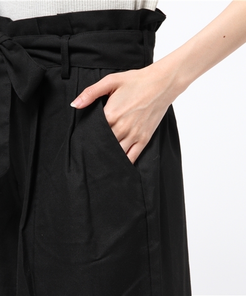 one after another NICE CLAUP（ワンアフターアナザーナイスクラップ）の「【ナイスクラップ】リボン付ガウチョパンツ（その他パンツ・レディース・キャメル/ブラック/その他1/その他2・FREE）」の10枚目の写真