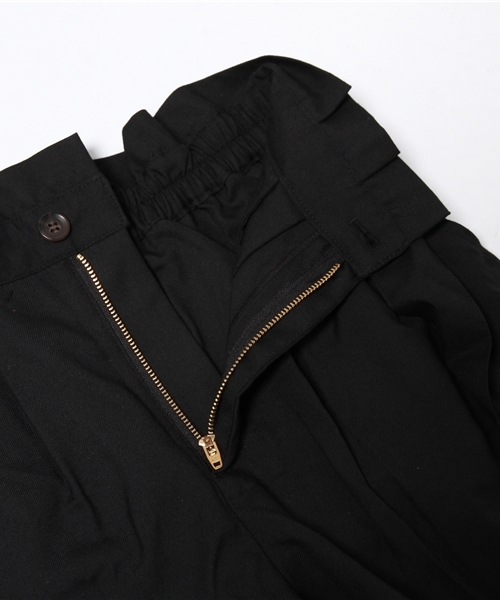 one after another NICE CLAUP（ワンアフターアナザーナイスクラップ）の「【ナイスクラップ】リボン付ガウチョパンツ（その他パンツ・レディース・キャメル/ブラック/その他1/その他2・FREE）」の12枚目の写真