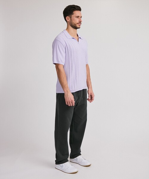 Saturdays NYC(サタデーズ ニューヨークシティ )の「Alex Skipper Polo SS Sweater(その他トップス・メンズ・グレー/ブラック/ラベンダー・M/S/XL/L)」の12枚目の写真