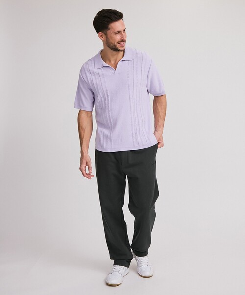Saturdays NYC(サタデーズ ニューヨークシティ )の「Alex Skipper Polo SS Sweater(その他トップス・メンズ・グレー/ブラック/ラベンダー・M/S/XL/L)」の10枚目の写真