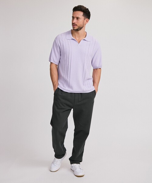 Saturdays NYC(サタデーズ ニューヨークシティ )の「Alex Skipper Polo SS Sweater(その他トップス・メンズ・グレー/ブラック/ラベンダー・M/S/XL/L)」の9枚目の写真
