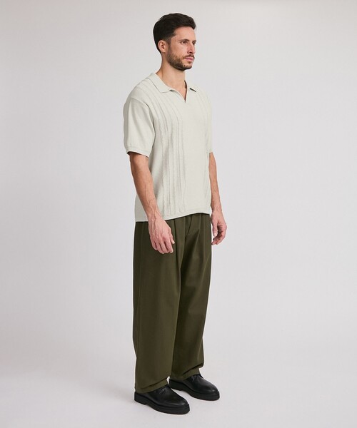 Saturdays NYC(サタデーズ ニューヨークシティ )の「Alex Skipper Polo SS Sweater(その他トップス・メンズ・グレー/ブラック/ラベンダー・M/S/XL/L)」の6枚目の写真